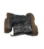 Ghete dama  37, imitație de piele, negru - imagine 4