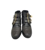 Botine dama Bronx 38, piele, negru - imagine 3