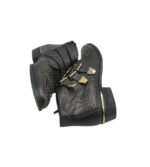 Botine dama Bronx 38, piele, negru - imagine 4