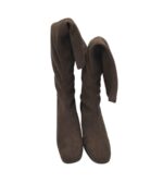 Cizme dama Lavorazione 38, material textil, maro - imagine 3