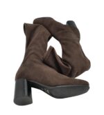 Cizme dama Lavorazione 38, material textil, maro - imagine 4