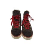 Ghete dama Esprit 41, piele intoarsa, maro, imblanite - imagine 3