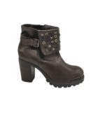 Botine dama Sixt 41, piele, maro