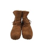 Cizme dama Primark 38 material textil, maro, imblanite - imagine 3