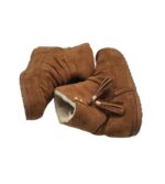 Cizme dama Primark 38 material textil, maro, imblanite - imagine 4