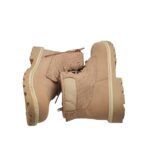 Ghete copii Alive 35, imitație de piele, bej, imblanite - imagine 4