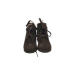 Ghete copii Rondhinew 22, piele intoarsa, maro - imagine 3