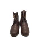 Ghete dama Cherie 35, piele, maro, imblanite - imagine 3