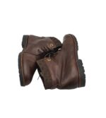 Ghete dama Cherie 35, piele, maro, imblanite - imagine 4