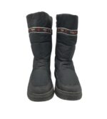 Cizme barbati Exxess 44, material textil, imitatie de piele, negru, imblanite - imagine 3