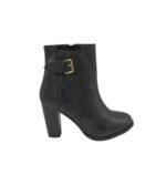 Botine dama Fatih 38, piele, negru