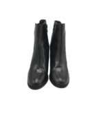 Botine dama Fatih 38, piele, negru - imagine 3
