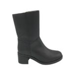 Cizme dama Ps 40, piele, negru