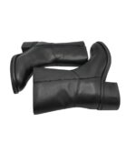 Cizme dama Ps 40, piele, negru - imagine 4