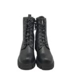 Ghete dama Dockers 40, piele, negru,  imblanite - imagine 3