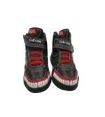 Adidasi copii Geox 32, imitatie de piele, material textil, negru - imagine 3