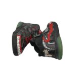 Adidasi copii Geox 32, imitatie de piele, material textil, negru - imagine 4