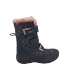 Cizme dama Superfit 34, imitație de piele, material textil, albastru, imblanite, Gore tex