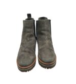 Ghete dama Cox 40, piele, gri - imagine 3