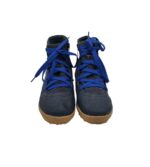 Ghete dama 38, imitatie de piele, albastru - imagine 3