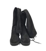 Cizme dama Jenny Fairy 41, material textil, negru - imagine 3