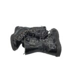 Cizme copii  24, imitație de piele, negru - imagine 4