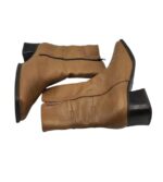 Cizme dama Laura Ferrari 40, piele, maro - imagine 4