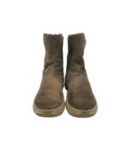 Cizme copii Ecco 32, piele interioara, gri, captusite - imagine 3