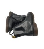 Ghete dama 38, imitație de piele, negru - imagine 4