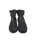 Botine dama 39, piele, negru - imagine 3