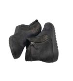 Botine dama 39, piele, negru - imagine 4