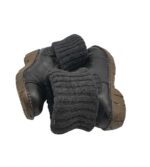 Botine dama El Naturalista 37, material textil, piele, negru - imagine 4