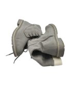 Ghete dama 38.5,  imitație de piele, gri - imagine 4