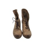 Botine dama Dkode 36, piele, bej - imagine 3