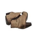 Botine dama Dkode 36, piele, bej - imagine 4