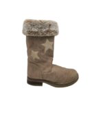 Cizme copii Graceland 34, imitație de piele, bej, imblanite