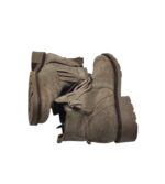 Ghete dama Jenny 37, piele intoarsa, gri - imagine 4