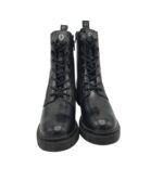 Ghete dama Tamaris 41, piele, imitatie de piele, negru - imagine 3