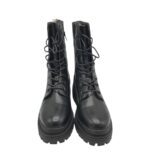 Ghete dama Abou You  39, imitatie de piele, negru - imagine 3