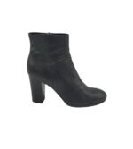 Botine dama Progetto 41, piele, negru