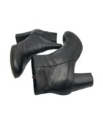 Botine dama Progetto 41, piele, negru - imagine 4