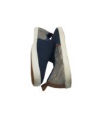 Espadrile barbati H&M 45, material textil, albastru alb - imagine 4