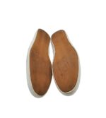 Espadrile barbati H&M 45, material textil, albastru alb - imagine 5