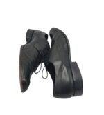Pantofi barbati Borelli 43, piele, negru - imagine 4