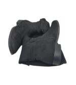 Cizme dama 39, material textil, negru - imagine 4