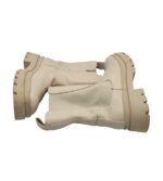 Ghete dama Lucky Shoes 37, imitație de piele, crem - imagine 4