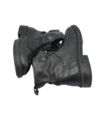 Ghete dama Via 41, piele, negru - imagine 4