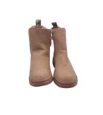 Ghete copii Alive 30, imitatie de piele, bej, imblanite - imagine 3