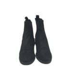 Botine dama H&M 39, material textil, negru - imagine 3