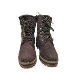 Ghete unisex 41, piele, maro - imagine 3